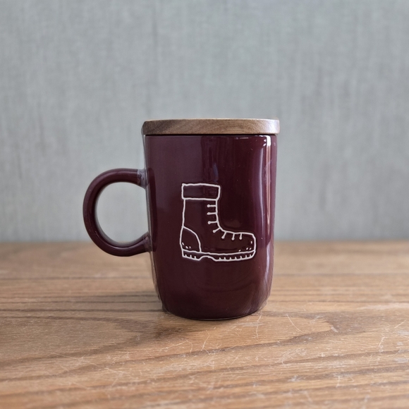 Rae Dunn FLANNELS BOOTS BONFIRES Mug - Picture 2 of 4
